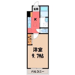 小山駅 バス19分  千駄塚公民館下車：停歩6分 1階の物件間取画像